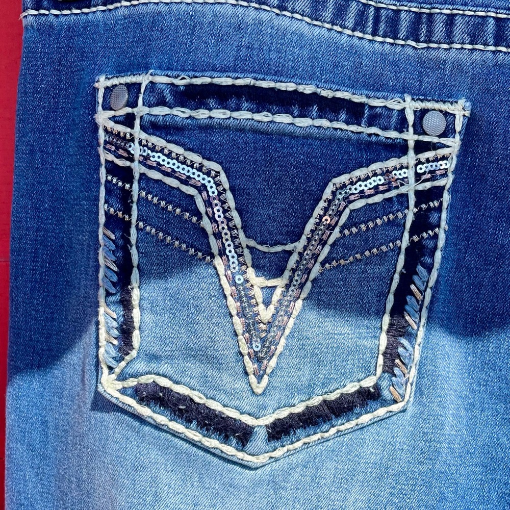Vigoss slim bootcut embroidered jeans - Picture 11 of 12